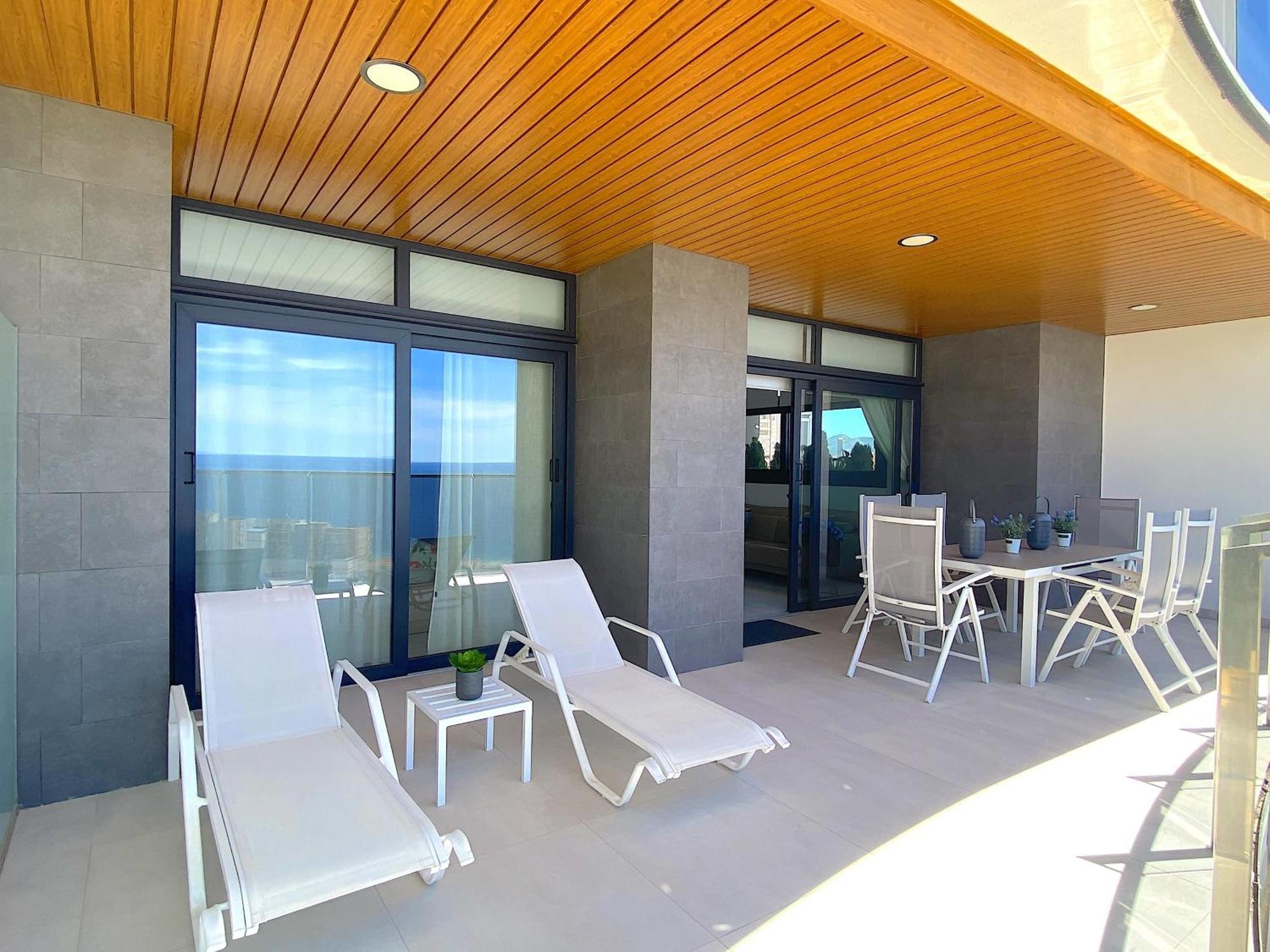 Lujoso Apartament Con Impresionantes Vistas Al Mar 貝尼多姆 外观 照片