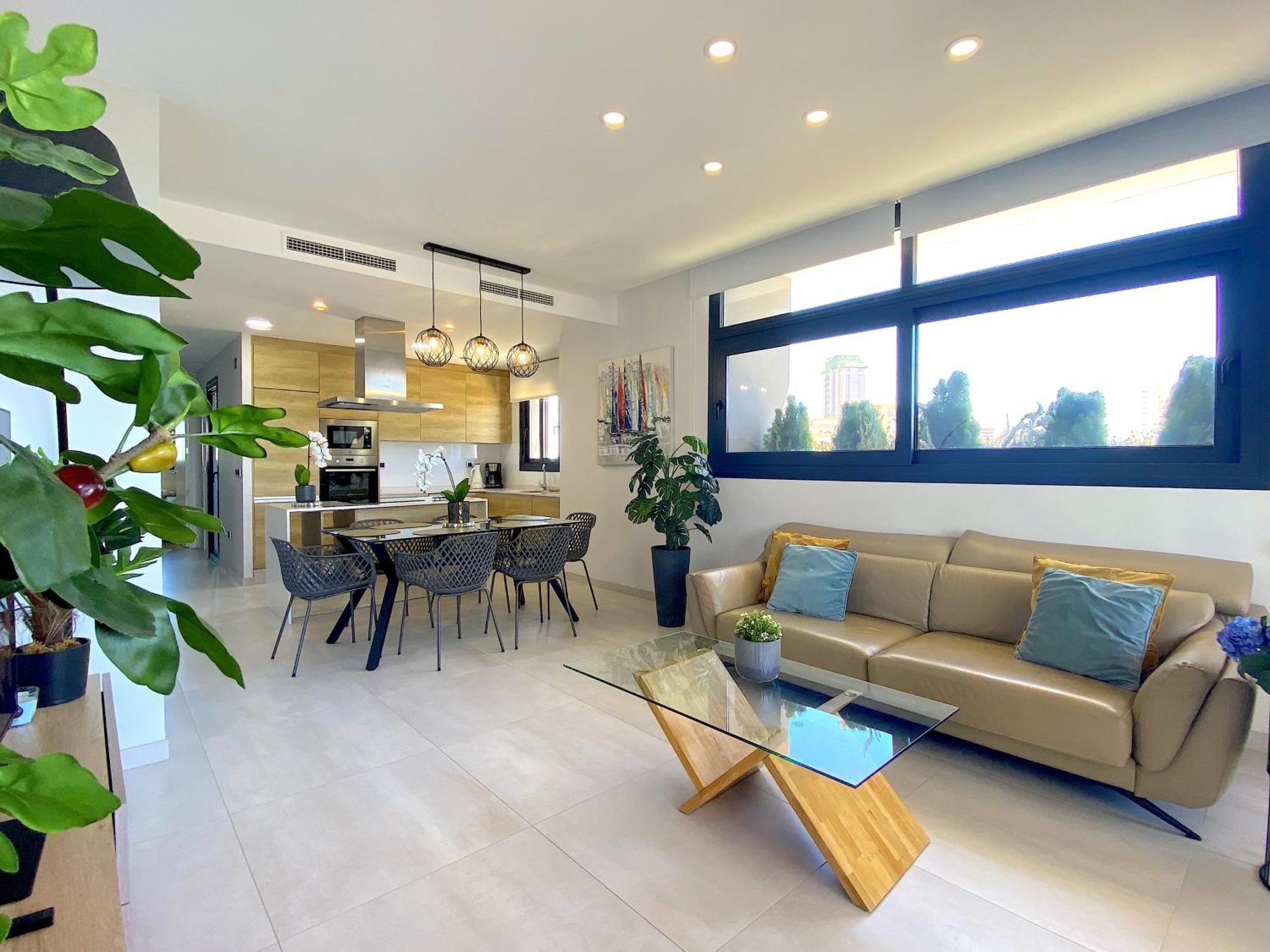 Lujoso Apartament Con Impresionantes Vistas Al Mar 貝尼多姆 外观 照片