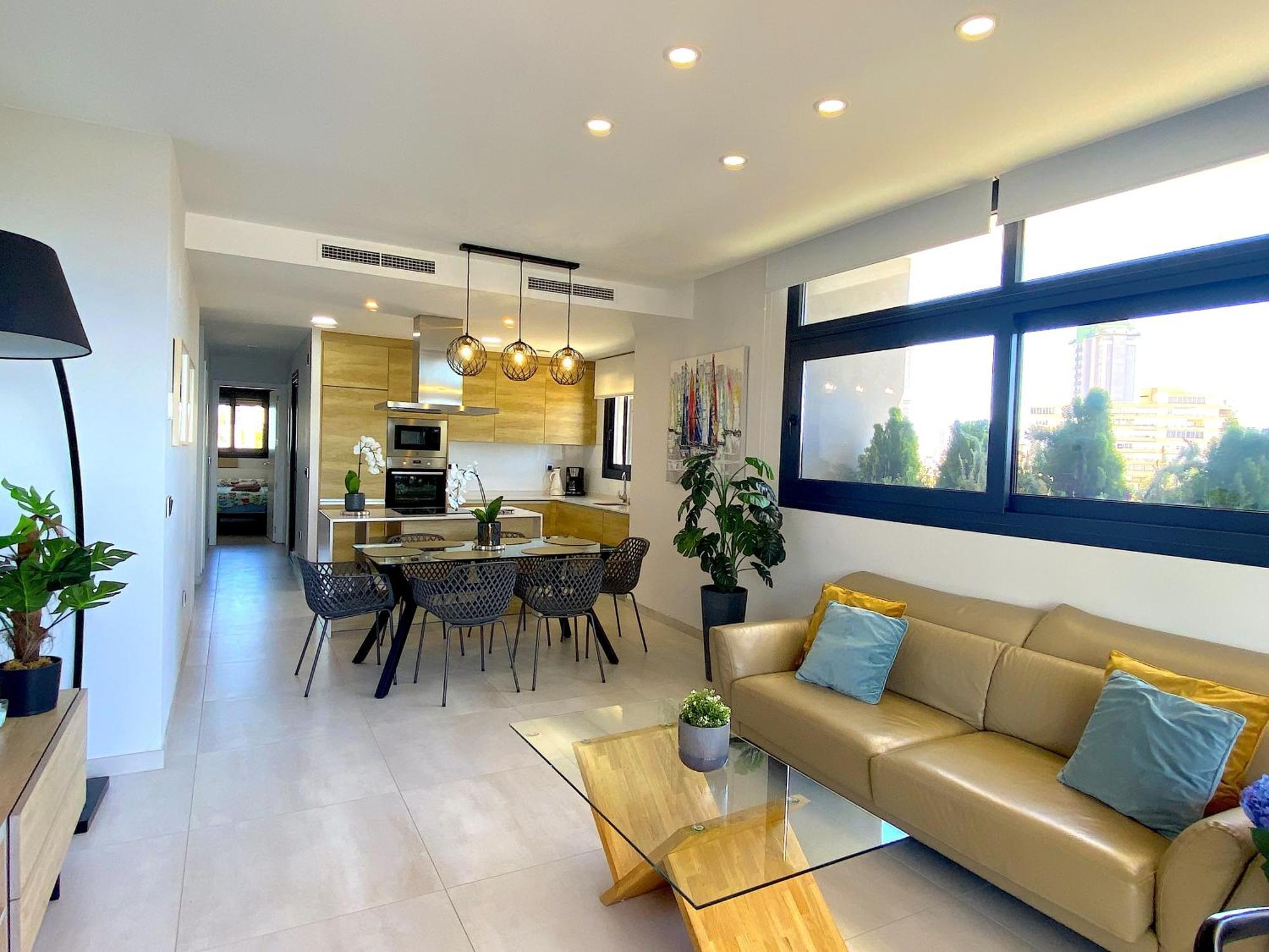 Lujoso Apartament Con Impresionantes Vistas Al Mar 貝尼多姆 外观 照片