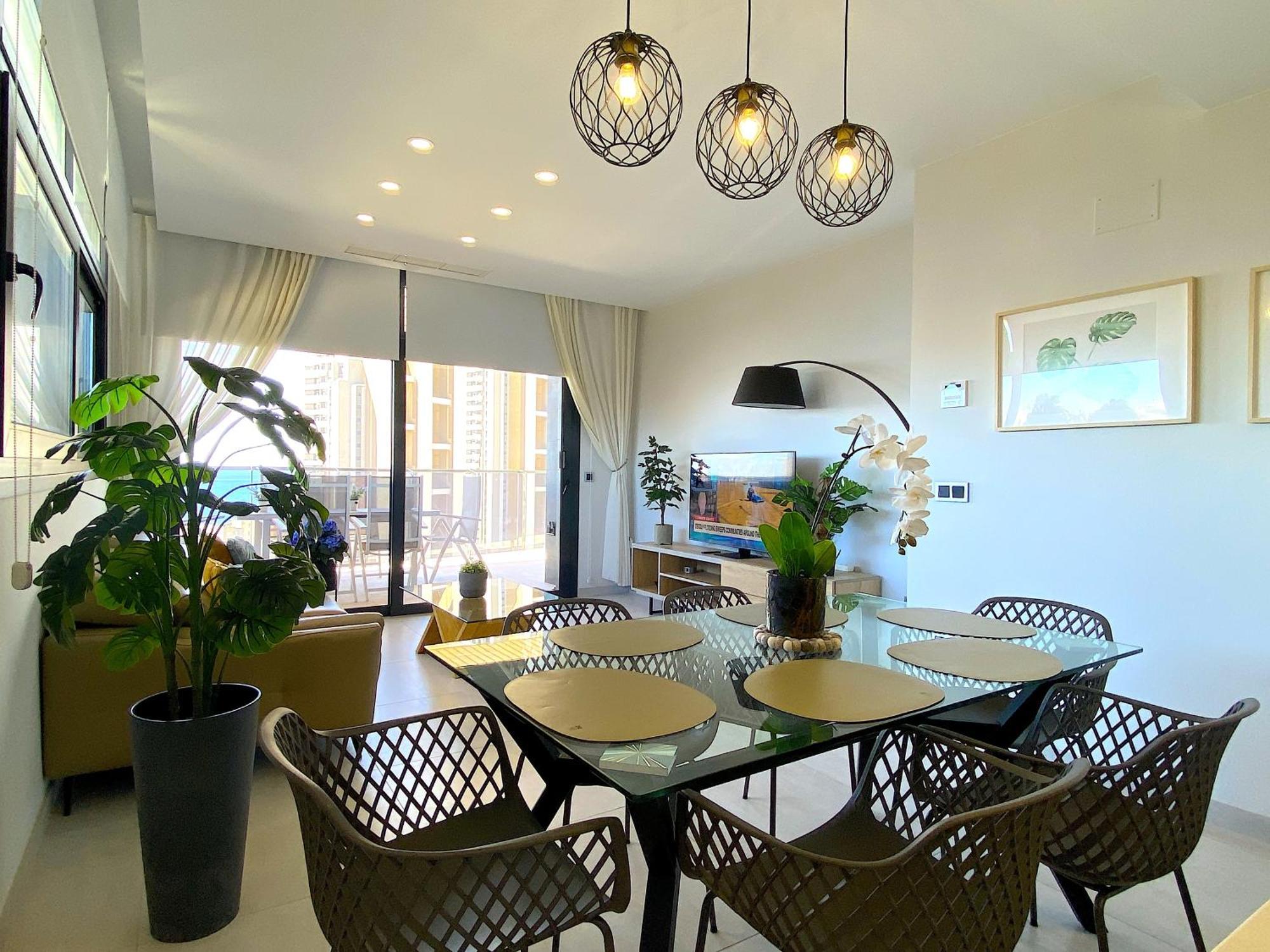 Lujoso Apartament Con Impresionantes Vistas Al Mar 貝尼多姆 外观 照片