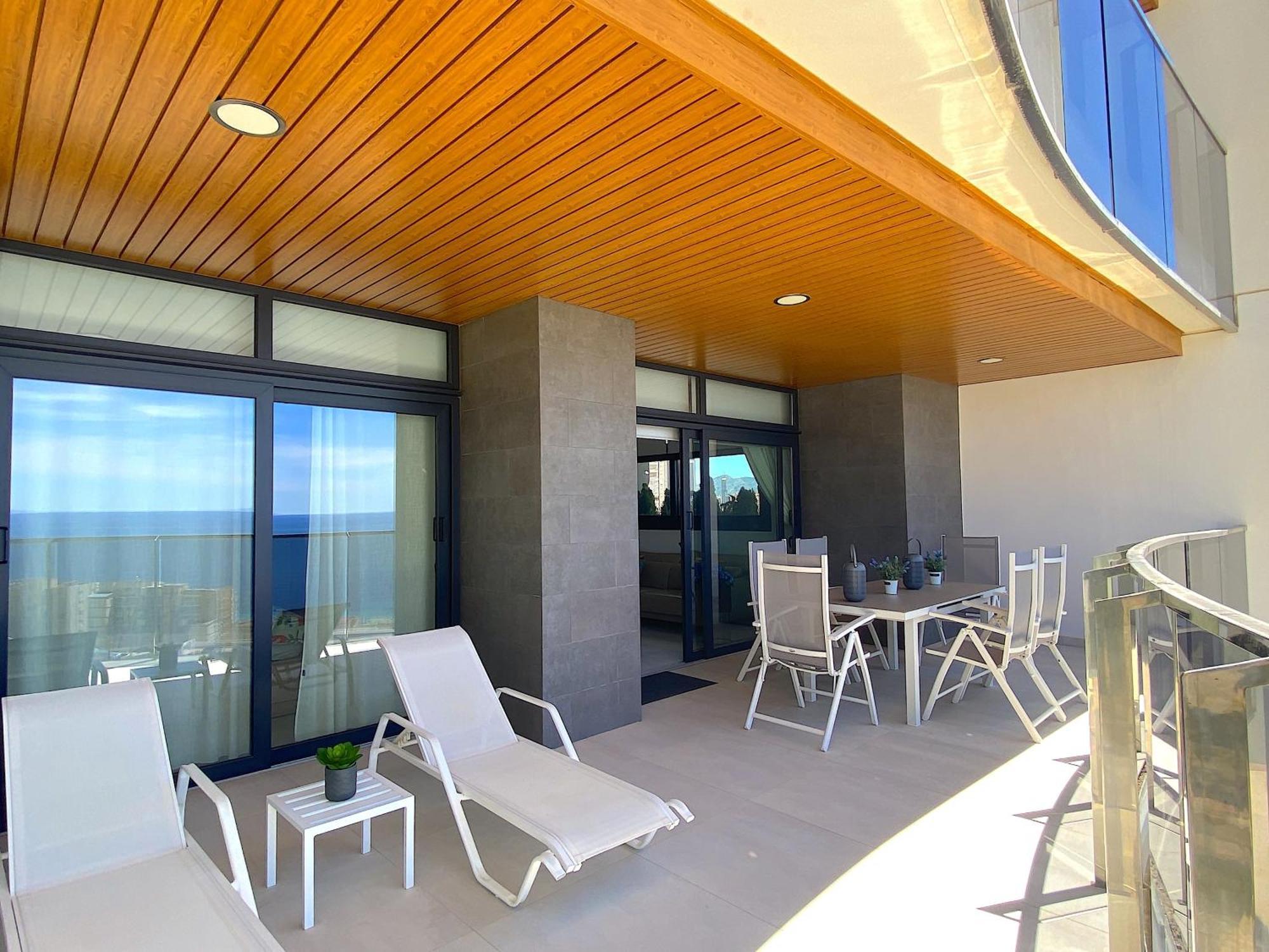 Lujoso Apartament Con Impresionantes Vistas Al Mar 貝尼多姆 外观 照片