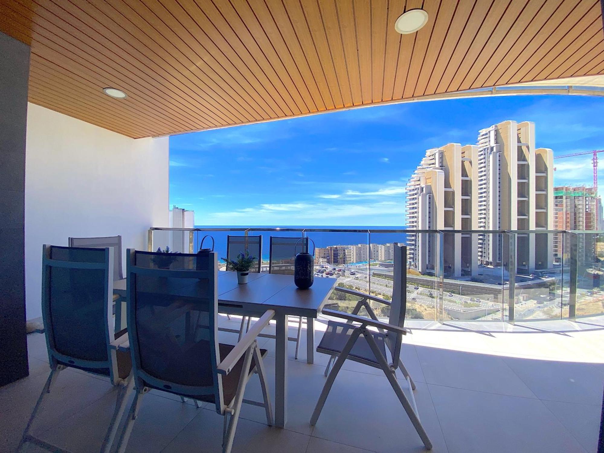 Lujoso Apartament Con Impresionantes Vistas Al Mar 貝尼多姆 外观 照片