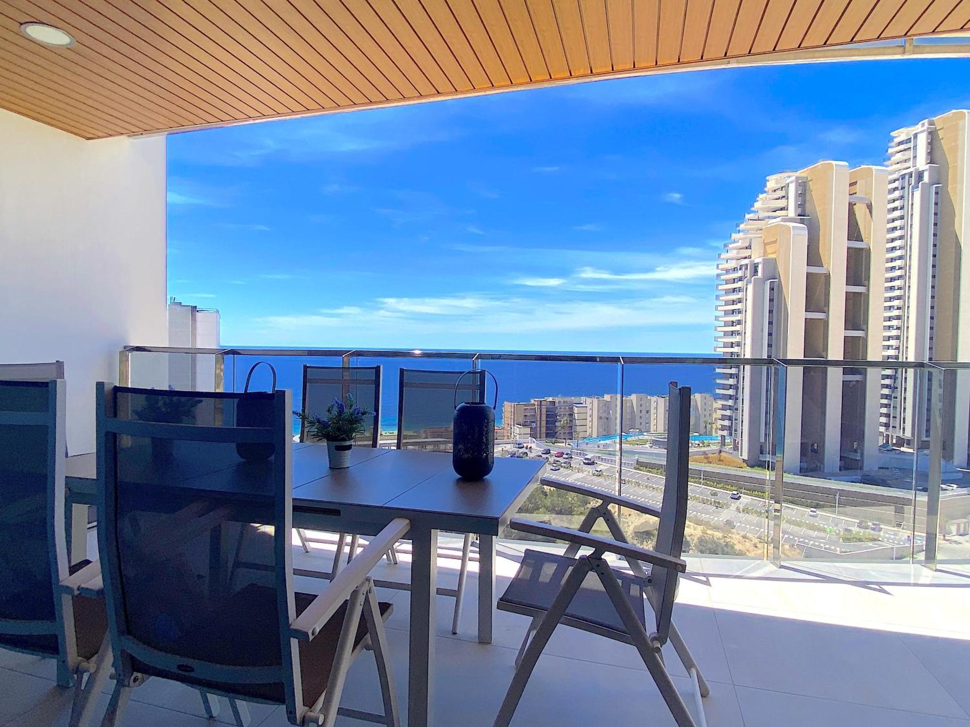 Lujoso Apartament Con Impresionantes Vistas Al Mar 貝尼多姆 外观 照片