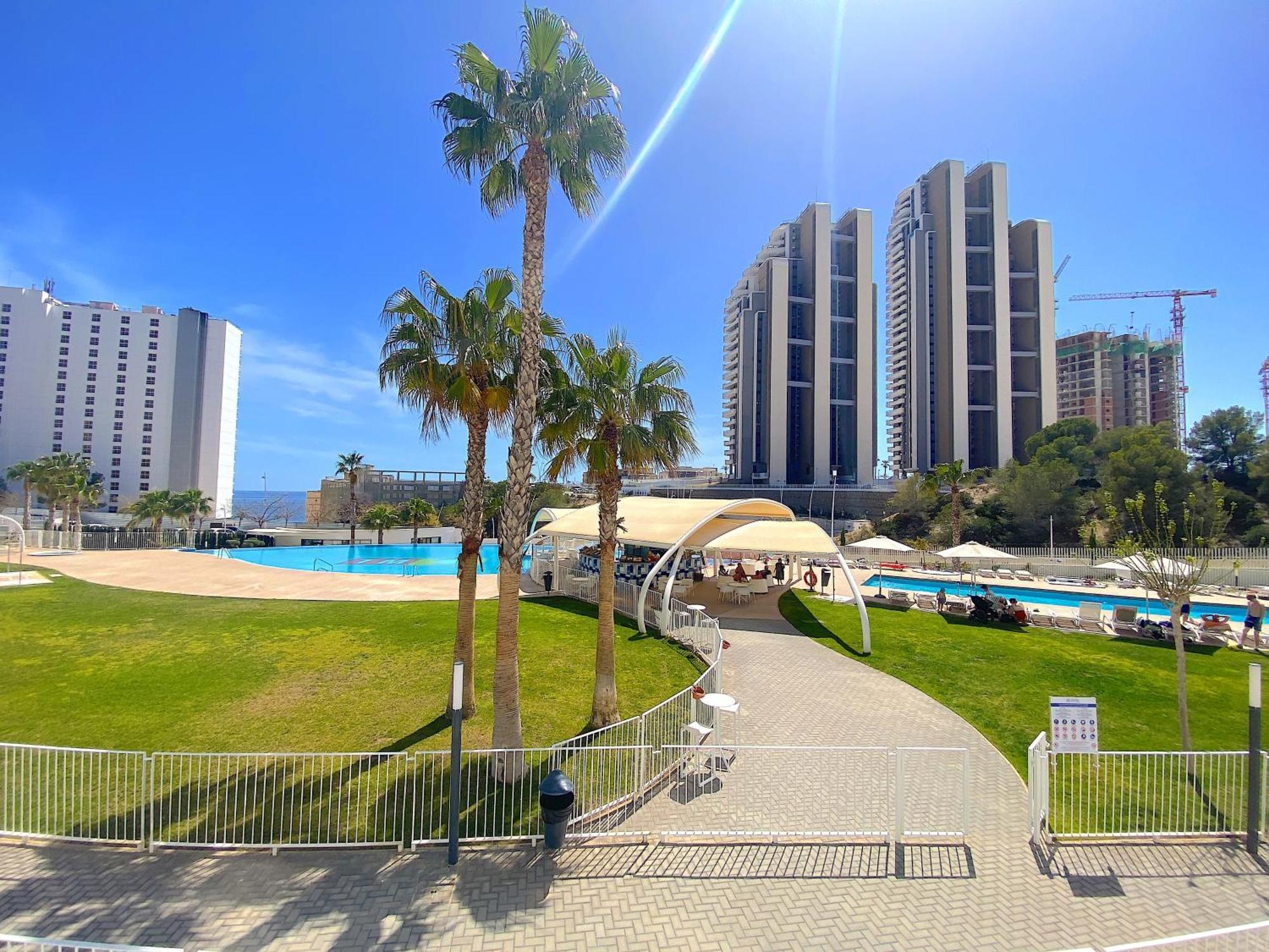 Lujoso Apartament Con Impresionantes Vistas Al Mar 貝尼多姆 外观 照片
