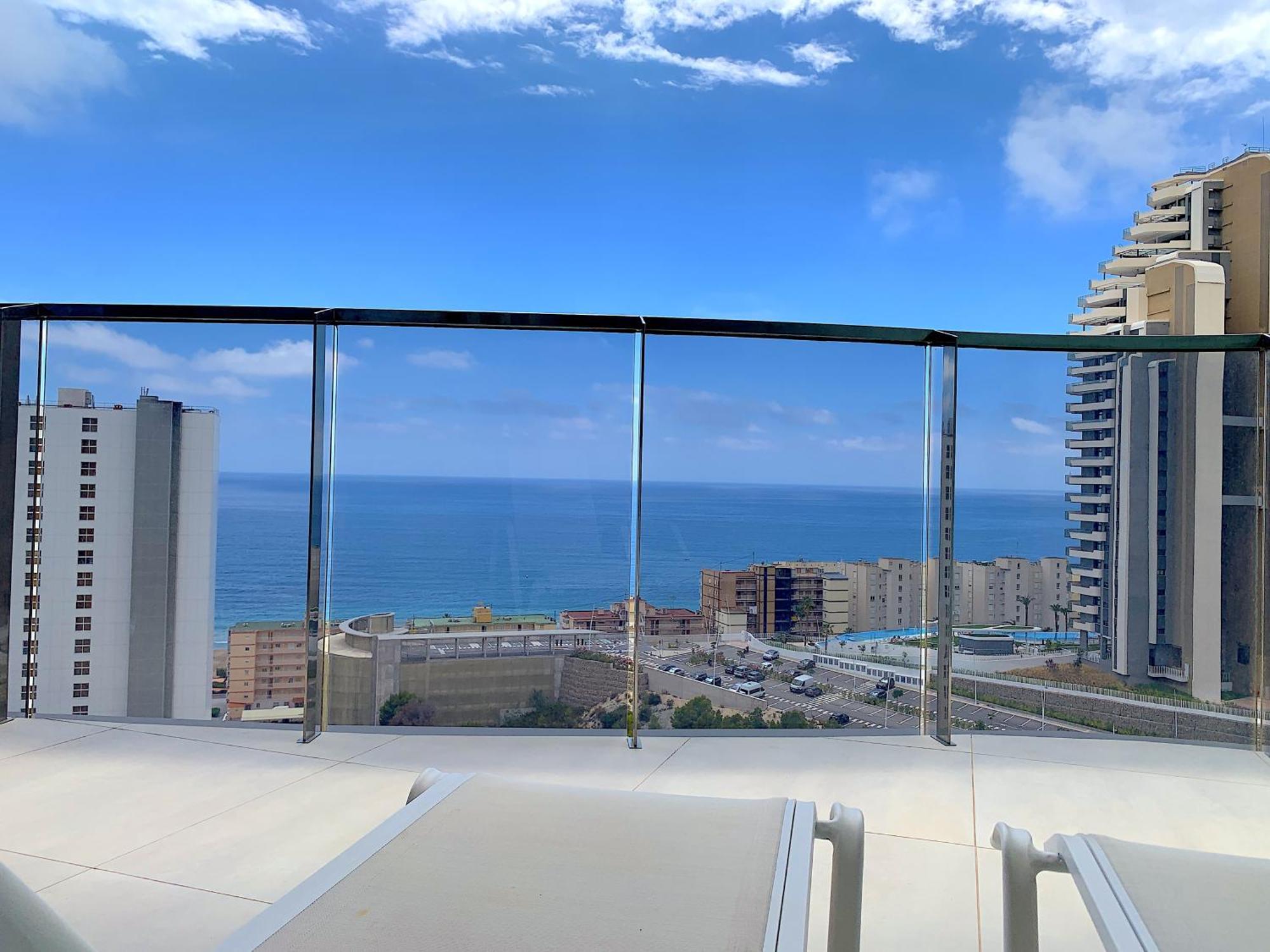 Lujoso Apartament Con Impresionantes Vistas Al Mar 貝尼多姆 外观 照片
