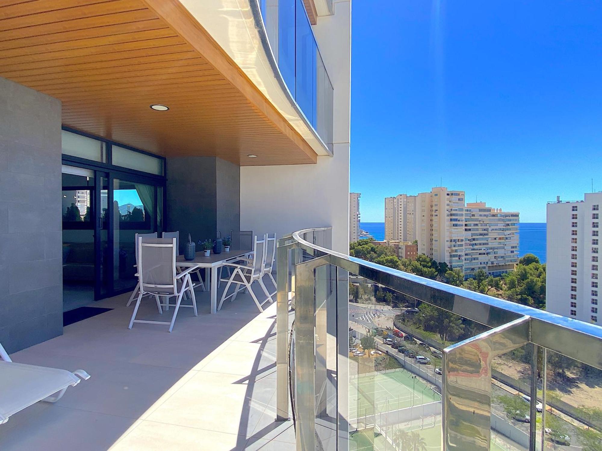 Lujoso Apartament Con Impresionantes Vistas Al Mar 貝尼多姆 外观 照片