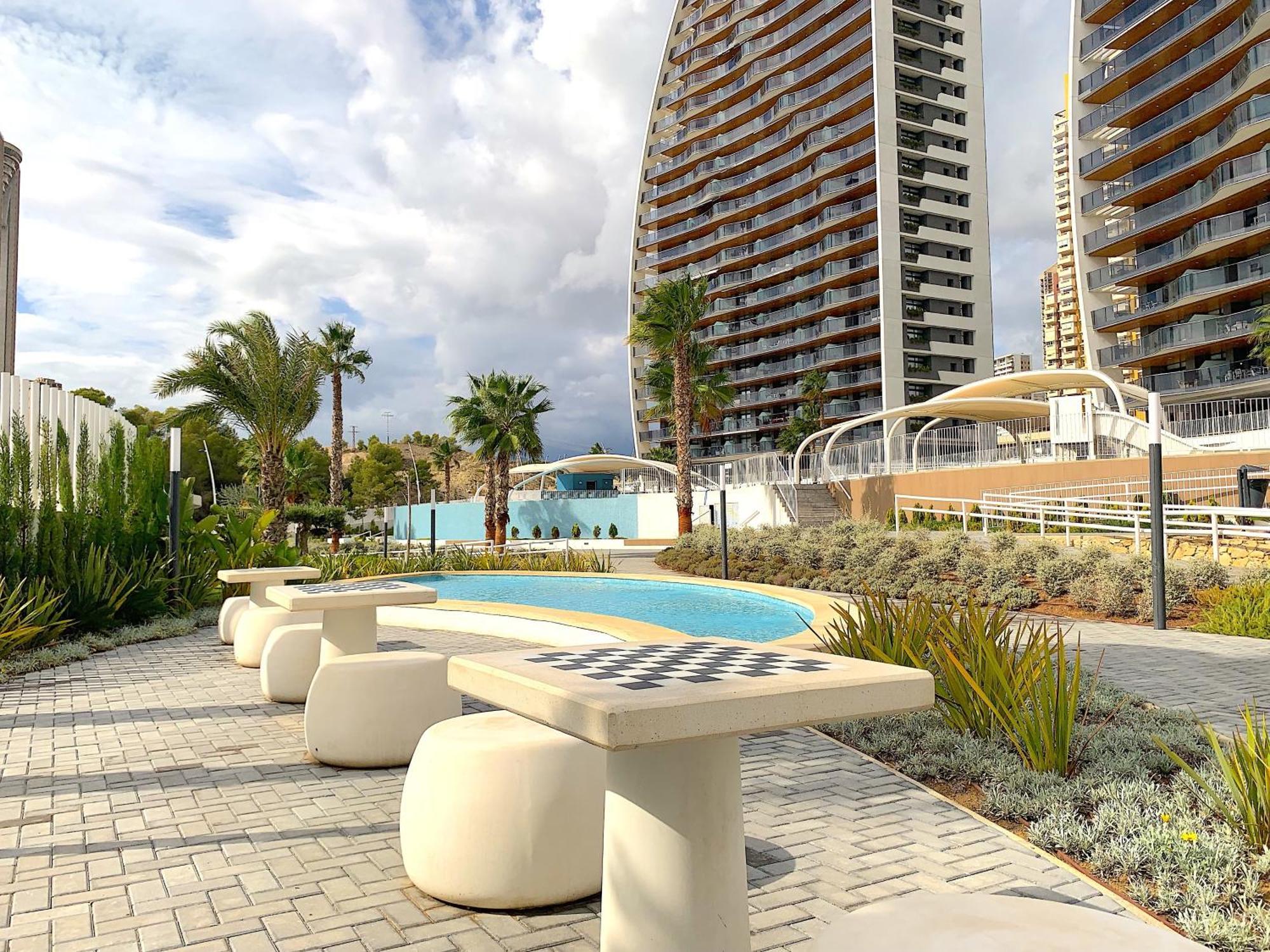 Lujoso Apartament Con Impresionantes Vistas Al Mar 貝尼多姆 外观 照片