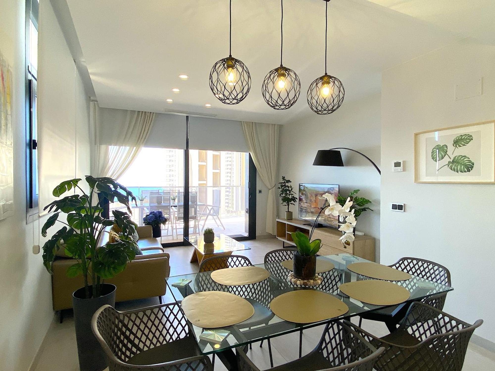 Lujoso Apartament Con Impresionantes Vistas Al Mar 貝尼多姆 外观 照片
